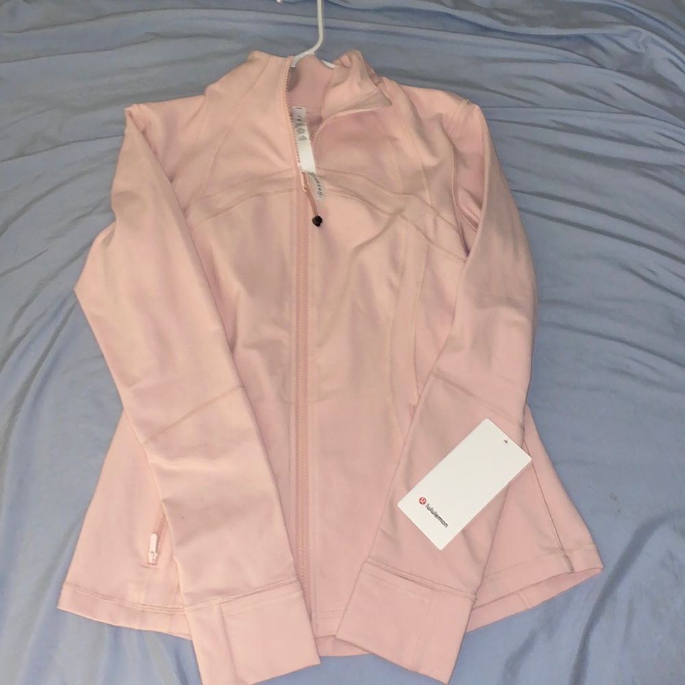 Lululemon light pink brand new define jacket!!!
